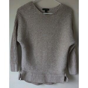 Banana Republic Women's Cotton/Nylon/Wool Sweater Tan/Beige Size Small